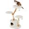Show in main carousel: Frisco Natural Wood Modern Cat Tree with Toy, Ivory, Large slide 3 of 8