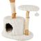 Show in main carousel: Frisco Natural Wood Modern Cat Tree with Toy, Ivory, Large slide 6 of 8