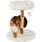 Show in main carousel: Frisco Natural Wood Modern Cat Tree with Toy, Ivory, Small slide 3 of 8