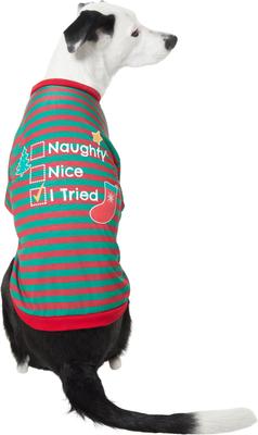 Show full view: Frisco Naughty, Nice, I Tried Dog & Cat T-Shirt, X-Small slide 3 of 8