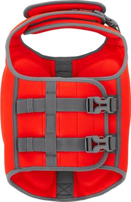 Show full view: Frisco Neoprene Dog Life Jacket, Red, Medium slide 7 of 13