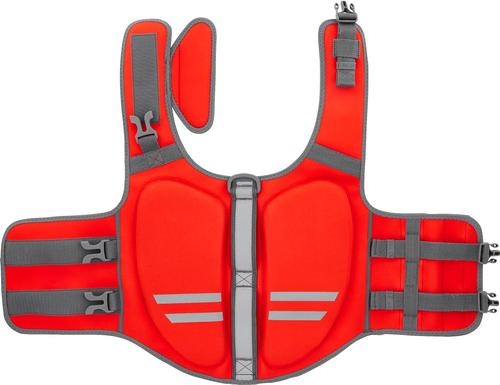 Show full view: Frisco Neoprene Dog Life Jacket, Red, Medium slide 8 of 13
