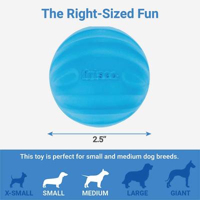 Show full view: Frisco Neoprene Life Jacket, Large + Floating Fetch Ball No Squeak Dog Toy, Blue, Medium, 2-pack slide 7 of 9