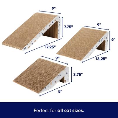 Show full view: Frisco Nesting Cat Scratcher Toy with Catnip, Modern Terrazzo slide 3 of 6