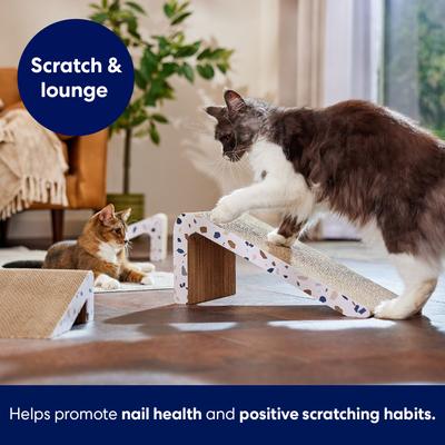 Show full view: Frisco Nesting Cat Scratcher Toy with Catnip, Modern Terrazzo slide 4 of 6