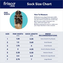 Frisco Non-Skid Colorblock Dog Socks, Size 1 slide 2 of 7