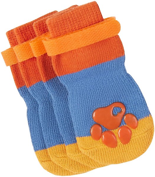 Frisco Non-Skid Colorblock Dog Socks