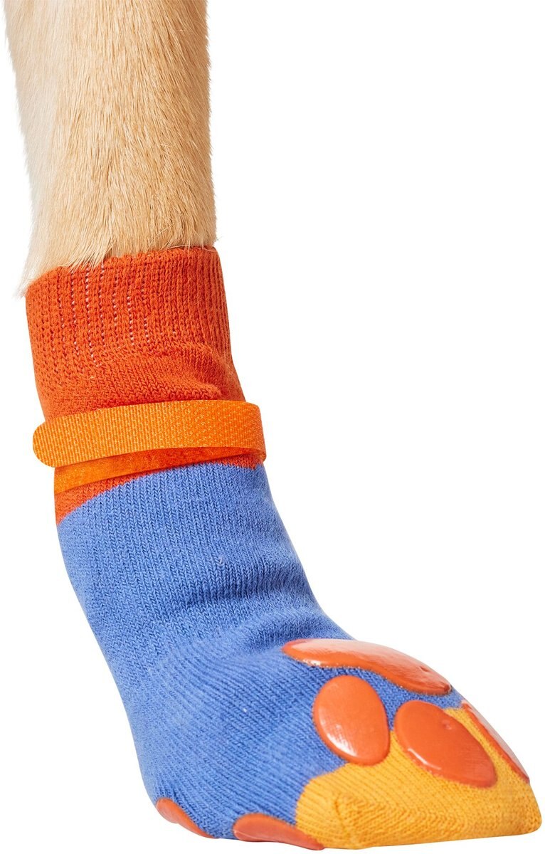 Frisco Non-Skid Colorblock Dog Socks