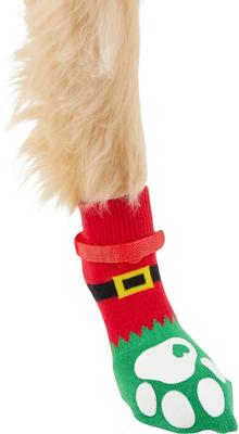 Show full view: Frisco Non-Skid Elf Dog Socks, Size 1 slide 5 of 10