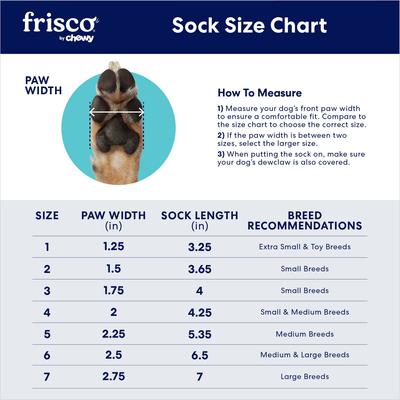 Show full view: Frisco Non-Skid Non-Skid Fair Isle Dog Socks, Size 1 slide 2 of 9