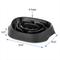 Show in main carousel: Frisco Non-Skid Slow Feeder Dog & Small Pet Bowl, Black, Medium: 4 cup slide 3 of 8