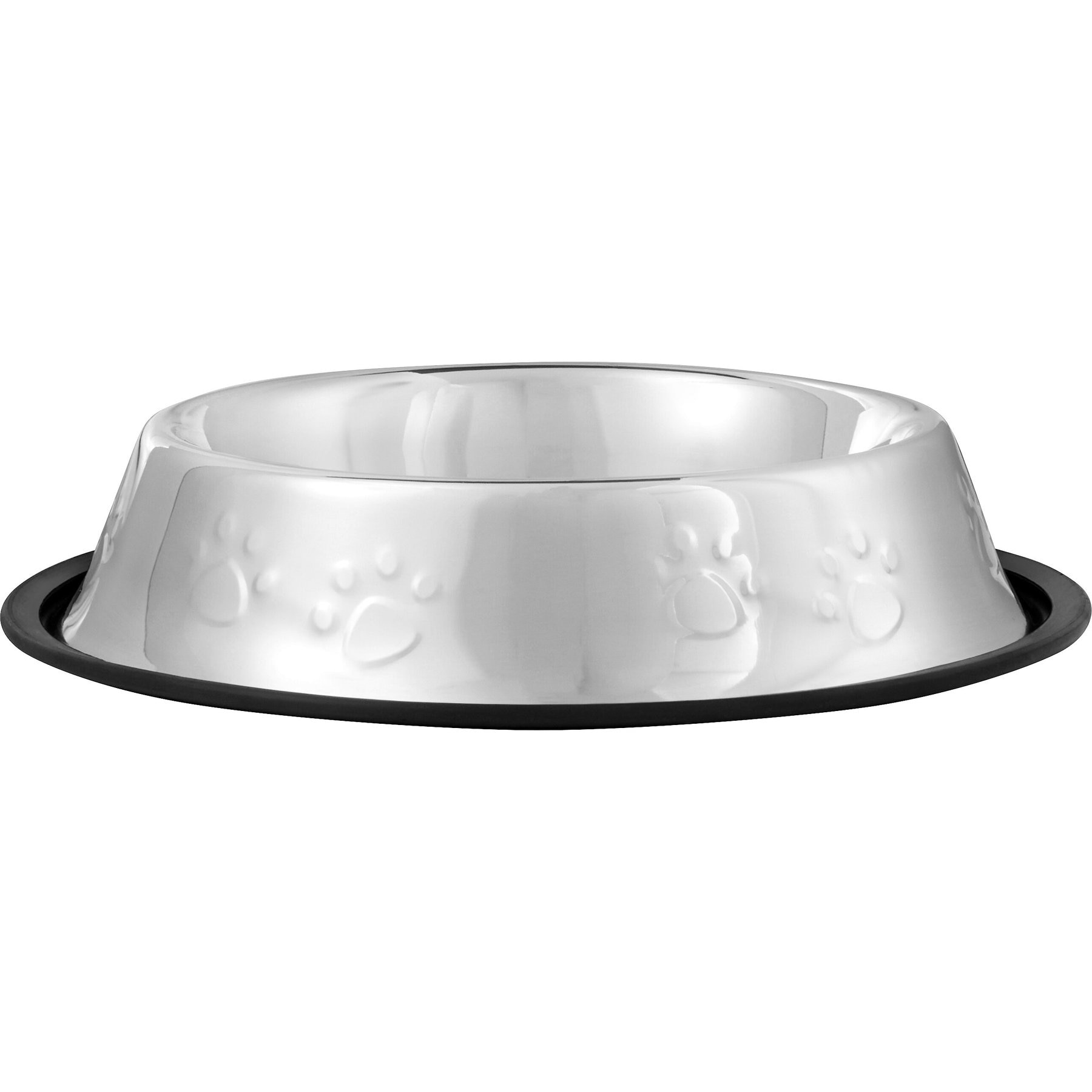 Frisco Slanted Stainless Steel Bowl, Cream, 1.25 Cup Spill Proof