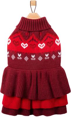 Show full view: Frisco Nordic Sequin Dog & Cat Sweater Dress, X-Large slide 4 of 10