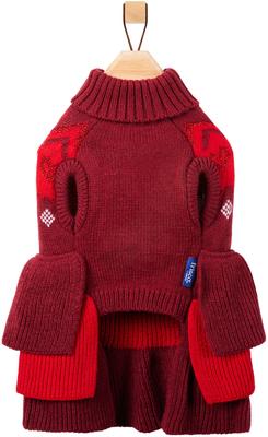 Show full view: Frisco Nordic Sequin Dog & Cat Sweater Dress, X-Large slide 5 of 10