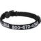 Show in main carousel: Frisco Nylon Personalized Breakaway Cat Collar with Bell, Black, 8 to 12-in neck, 3/8-in wide slide 1 of 8