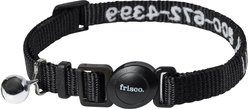 Frisco Nylon Personalized Breakaway Cat Collar with Bell, Black, 8 to 12-in neck, 3/8-in wide slide 2 of 7