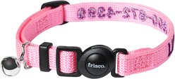 Frisco Nylon Personalized Breakaway Cat Collar with Bell, Pink, 8 to 12-in neck, 3/8-in wide slide 2 of 7