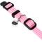 Show in main carousel: Frisco Nylon Personalized Breakaway Cat Collar with Bell, Pink, 8 to 12-in neck, 3/8-in wide slide 3 of 8