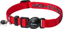 Frisco Nylon Personalized Breakaway Cat Collar with Bell, Red, 8 to 12-in neck, 3/8-in wide slide 2 of 7
