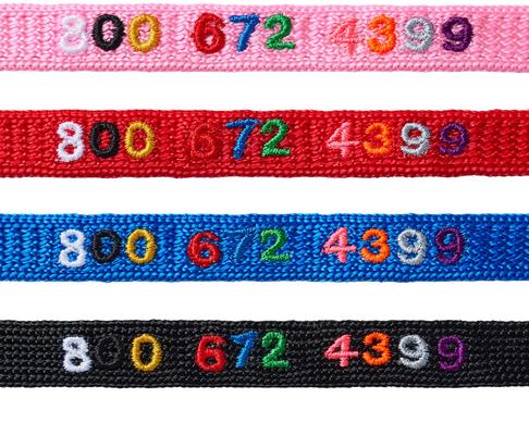 Show full view: Frisco Nylon Personalized Breakaway Cat Collar with Bell, Red, 8 to 12-in neck, 3/8-in wide slide 6 of 9