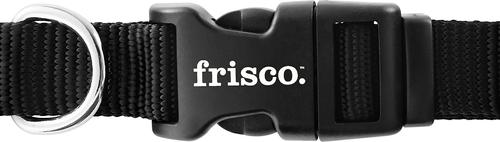 Show full view: Frisco Nylon Personalized Dog Collar, Black, Small: 10 to 14-in neck, 5/8-in wide slide 5 of 9