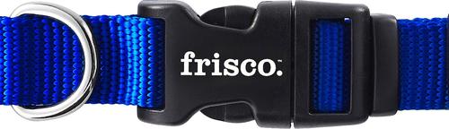 Show full view: Frisco Nylon Personalized Dog Collar, Blue, Small: 10 to 14-in neck, 5/8-in wide slide 4 of 8