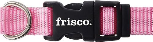 Show full view: Frisco Nylon Personalized Dog Collar, Pink, Medium: 14 to 20-in neck, 3/4-in wide slide 5 of 9