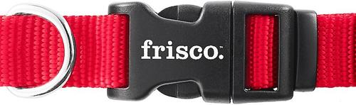 Show full view: Frisco Nylon Personalized Dog Collar, Red, Medium: 14 to 20-in neck, 3/4-in wide slide 5 of 9