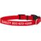 Show in main carousel: Frisco Nylon Personalized Dog Collar, Red, Small: 10 to 14-in neck, 5/8-in wide slide 1 of 9