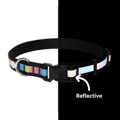 Show full view: Frisco Nylon Reflective Dog Collar, Black, Large/X-Large slide 4 of 9