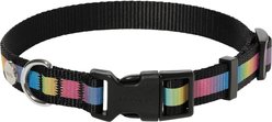 Frisco Nylon Reflective Dog Collar, Black, Medium