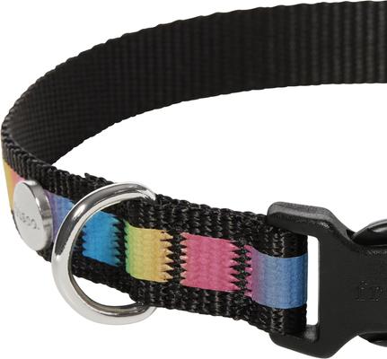 Show full view: Frisco Nylon Reflective Dog Collar, Black, Medium slide 2 of 9