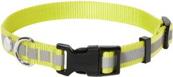 Frisco Nylon Reflective Dog Collar, Limeade, Medium