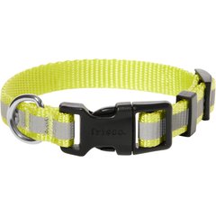 Frisco Nylon Reflective Dog Collar, Limeade, X-Small