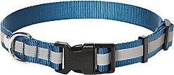 Frisco Nylon Reflective Dog Collar, Midnight Blue, Large/X-Large