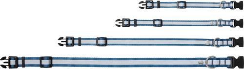 Show full view: Frisco Nylon Reflective Dog Collar, Midnight Blue, Medium slide 5 of 9