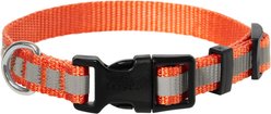 Frisco Nylon Reflective Dog Collar, Orange, Small