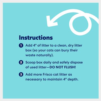 Show full view: Frisco Odor Defense Lavender Fields Scented Clumping Clay Cat Litter, 35-lb bag slide 6 of 9