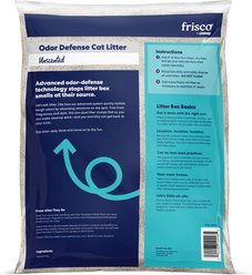Frisco Odor Defense Unscented Clumping Clay Cat Litter, 35-lb bag slide 2 of 6