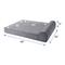Show in main carousel: Frisco Orthopedic Chaise Dog Bed with Removable Cover, Gray, XX-Large slide 3 of 9