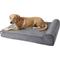 Show in main carousel: Frisco Orthopedic Chaise Dog Bed with Removable Cover, Gray, XX-Large slide 4 of 9