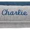 Show in main carousel: Frisco Orthopedic Personalized Bolster Dog Bed w/Removable Cover, Harbour Blue, Large slide 5 of 7