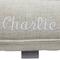 Show in main carousel: Frisco Orthopedic Personalized Bolster Dog Bed w/Removable Cover, Light Gray, X-Large slide 7 of 8