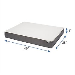 Frisco Orthopedic Pillow Cat & Dog Bed, Gray, X-Large slide 2 of 5