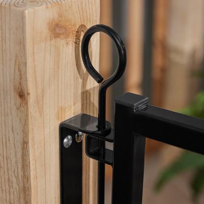 Show full view: Frisco Outdoor Dog Gate - Black slide 4 of 7