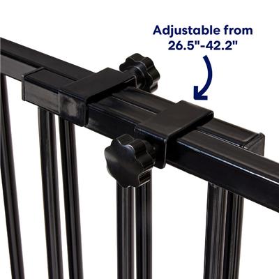 Show full view: Frisco Outdoor Dog Gate - Black slide 5 of 7