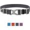 Show in main carousel: Frisco Outdoor Heathered Nylon Collar, Midnight Black, SM - Neck: 10-14-in, Width: 5/8-in + Dog Leash, Midnight Black, SM - Length: 6-ft, Width: 5/8-in slide 2 of 9