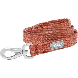 Frisco Outdoor Heathered Nylon Leash, Mars Red, LG - Length: 6-ft, Width: 1-in