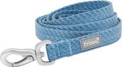 Frisco Outdoor Heathered Nylon Leash, River Blue, LG - Length: 6-ft, Width: 1-in