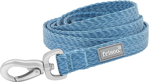Show full view: Frisco Outdoor Heathered Nylon Leash, River Blue, SM - Length: 6-ft, Width: 5/8-in slide 1 of 7